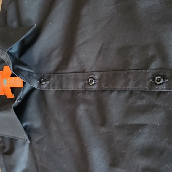 Egara Mens Black Dress Shirt Classic Long-Sleeve Neck Size 15 - Picture 7 of 7